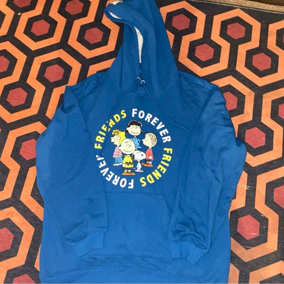 Peanuts Blue Friends Forever Hoodie - Picture 1 of 14